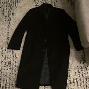 Alfani Black wool overcoat.